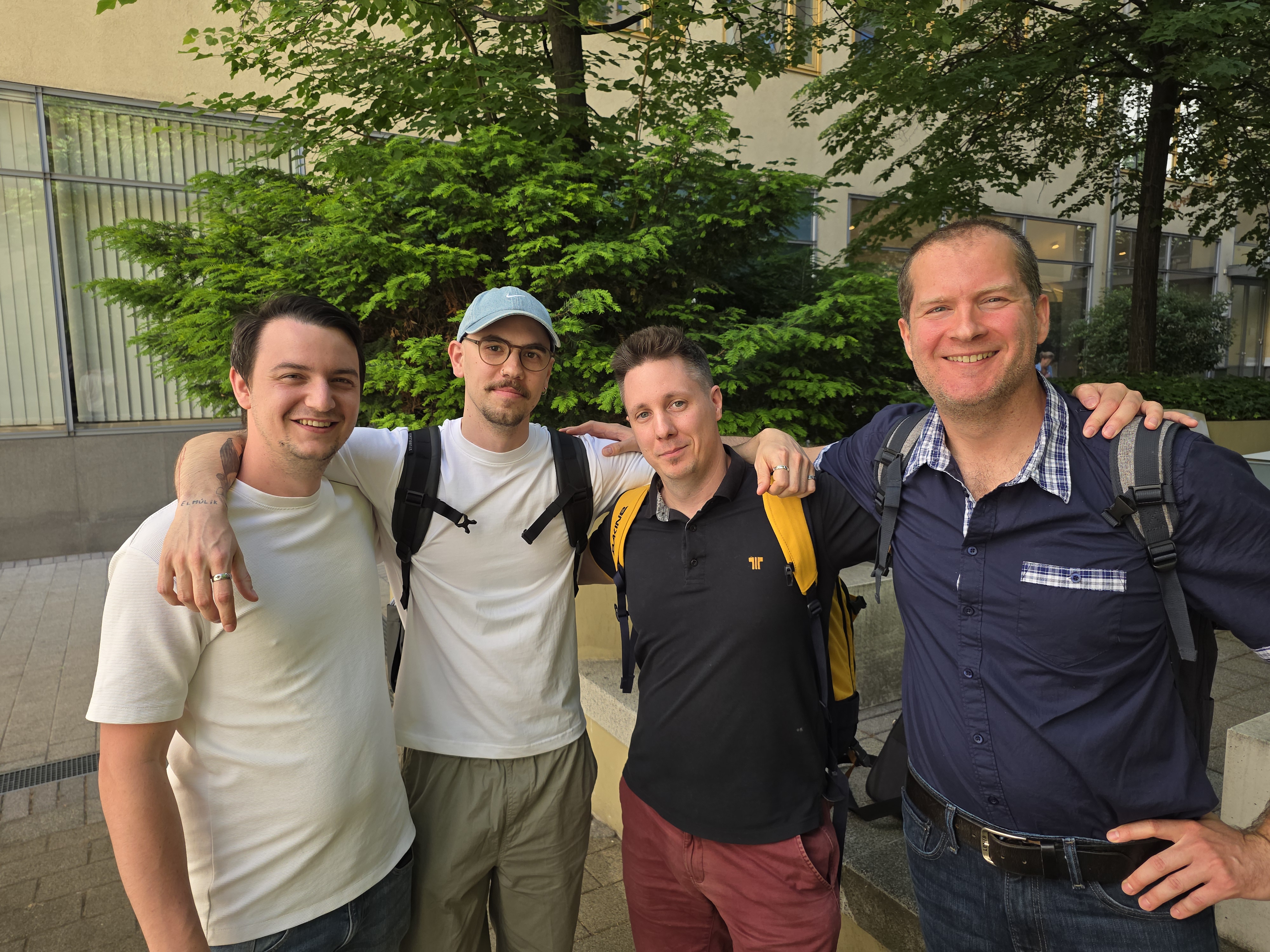 Ziff team outdoors